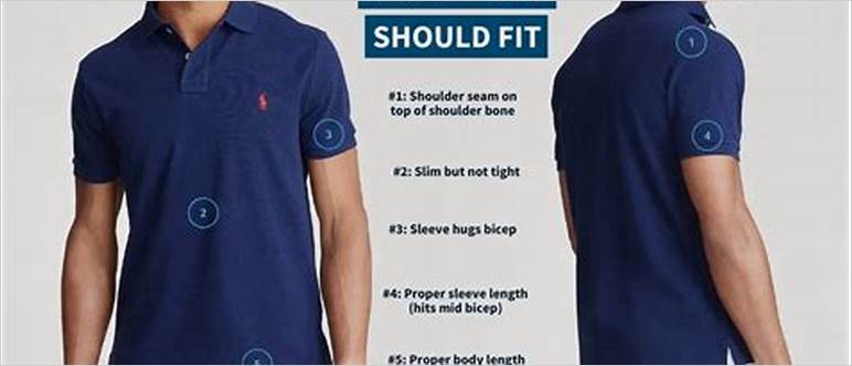 Form fitting polo shirts